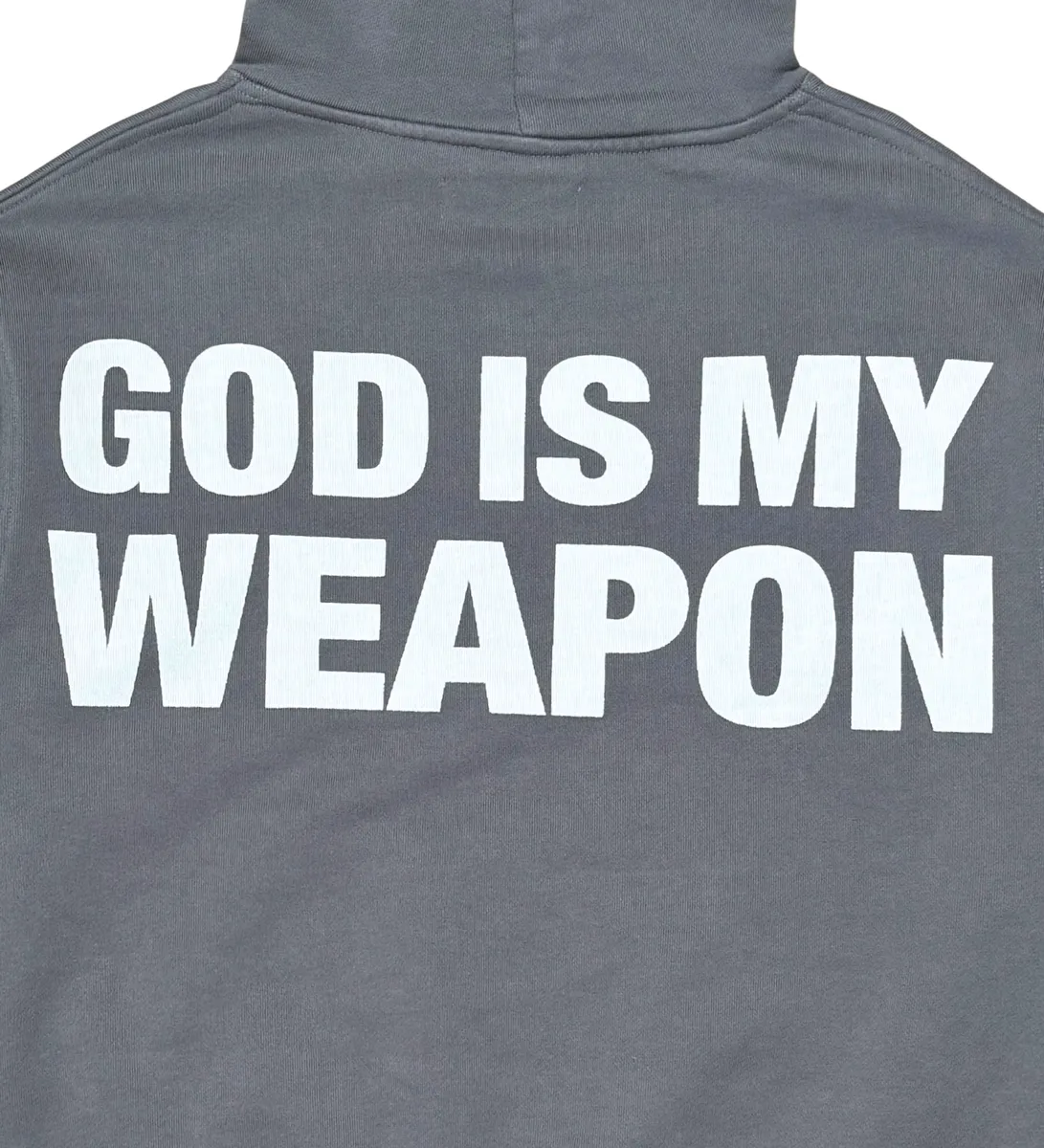Wrathboy WB CROP GOD IS MY WEAPON (CHARCOAL)