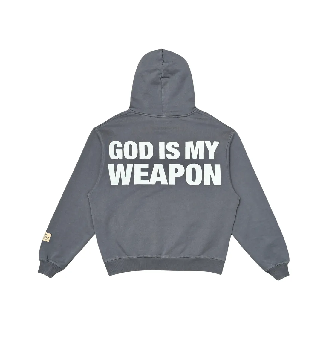 Wrathboy WB CROP GOD IS MY WEAPON (CHARCOAL)