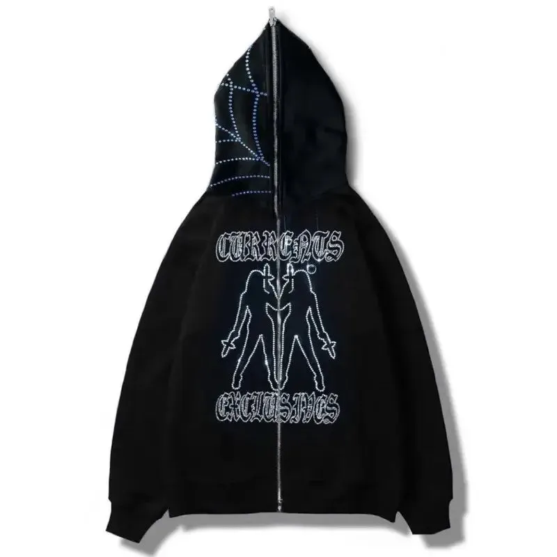 Y2K Rhinestone Hoodie