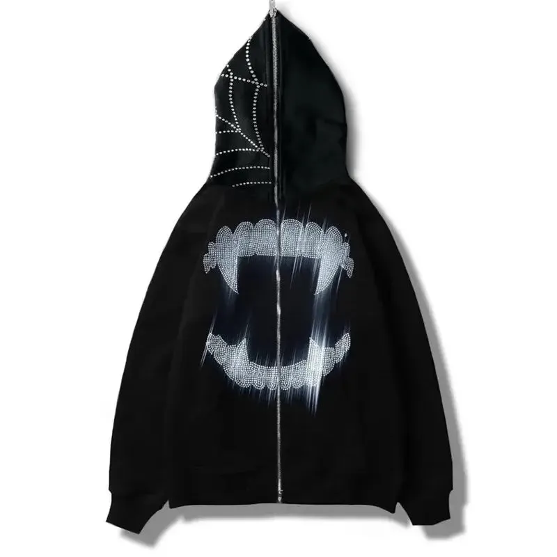 Y2K Rhinestone Hoodie