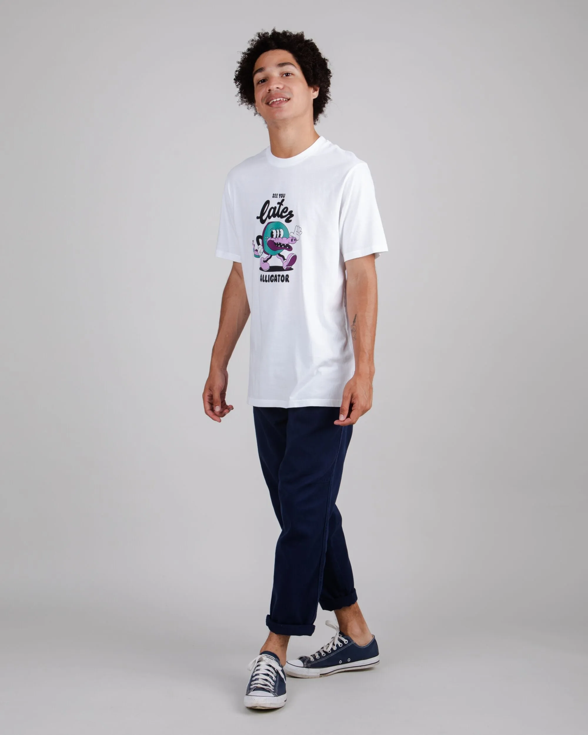 Yeye Weller Alligator T-Shirt White