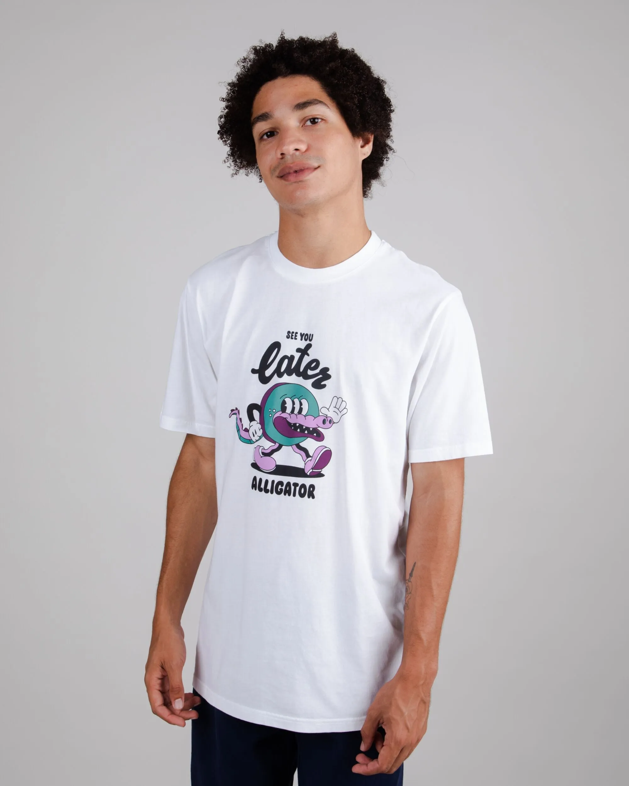 Yeye Weller Alligator T-Shirt White
