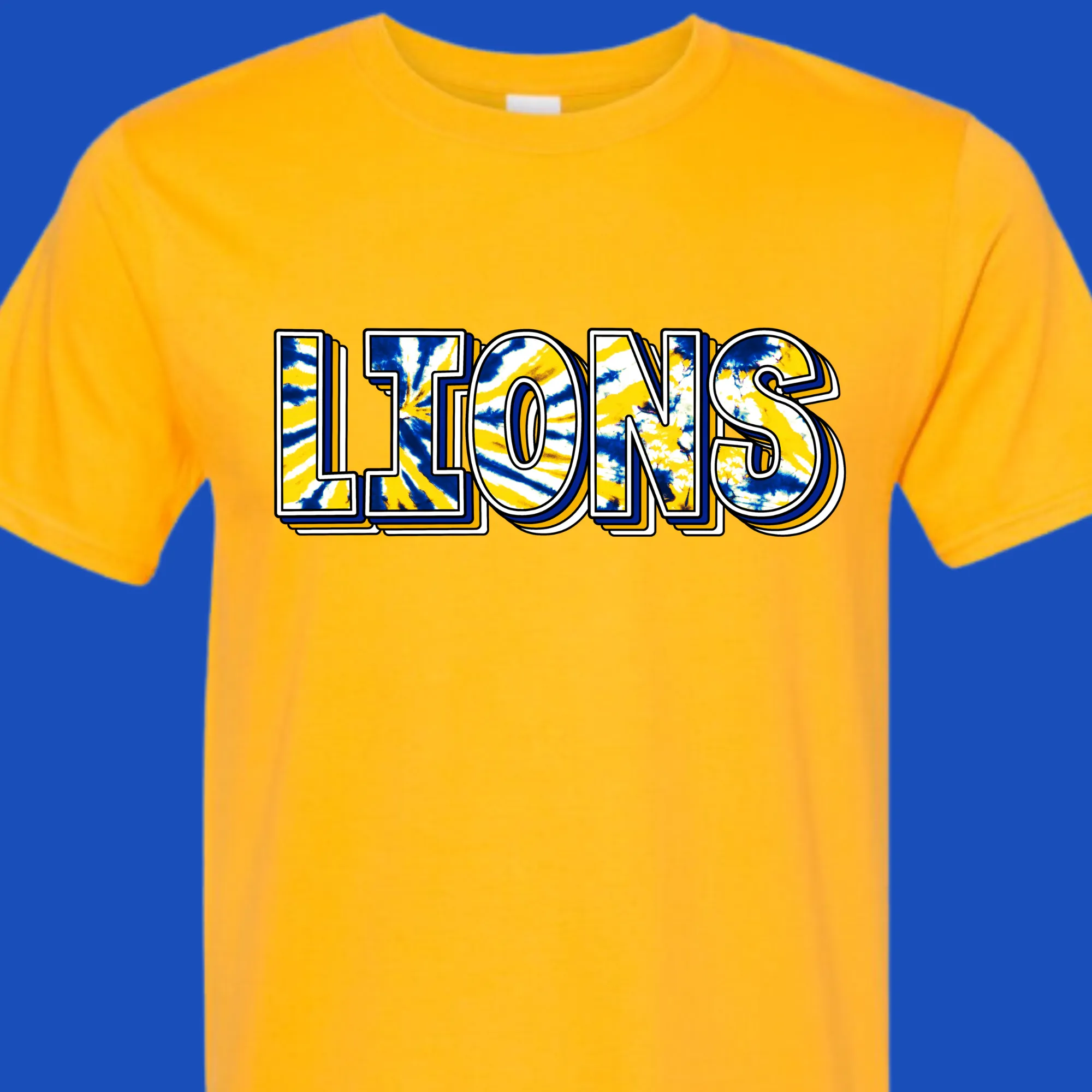 Youth Loris Lions Tie Dye Image TShirt