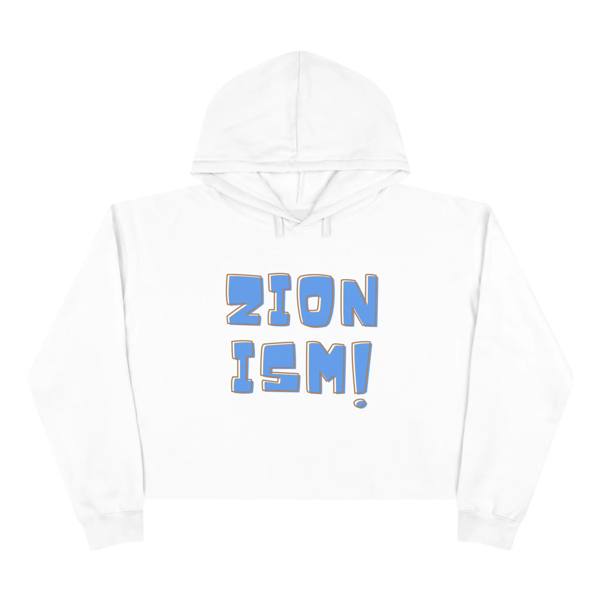 ZION Blue Crop Hoodie