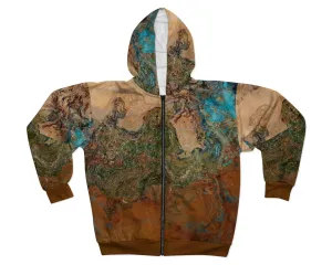 Zip Hoodie, Canyon Sunset